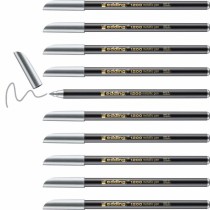 Marker pen/felt-tip pen Edding 1200 Silver (10 Units)