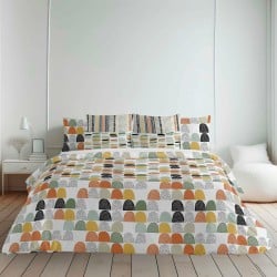 Housse de Couette Decolores Lahti Multicouleur 175 Fils 140 x 200 cm Goulot de bouteille