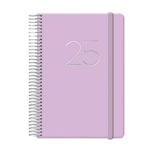 Diary GLOSS DOHE 12574 Purple 12,5 x 18 cm Annual 2025