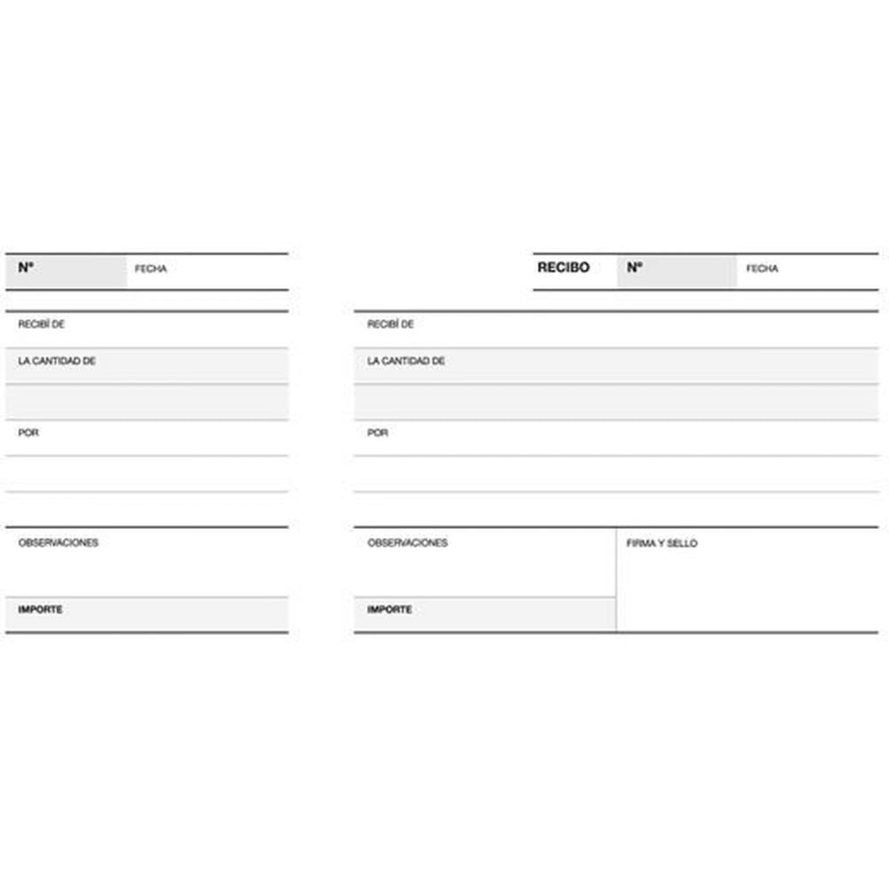 Delivery Book Apli 210 x 100 mm (10 Units)