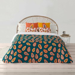 Housse de Couette Decolores Mumbai Multicouleur 175 Fils 260 x 240 cm Goulot de bouteille