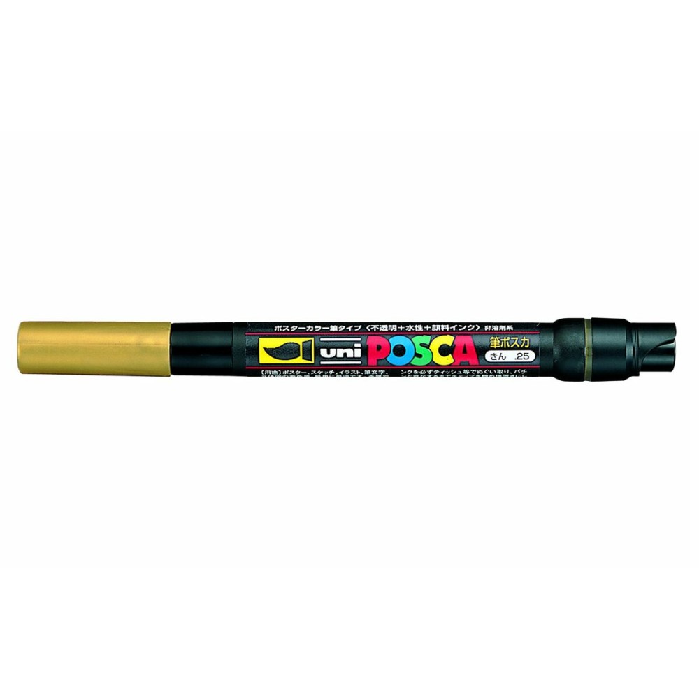 Felt-tip pens POSCA PCF-350 Golden (5 Units)