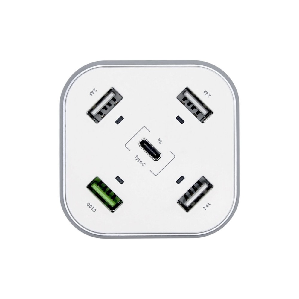 USB-Ladegerät Aisens Weiß