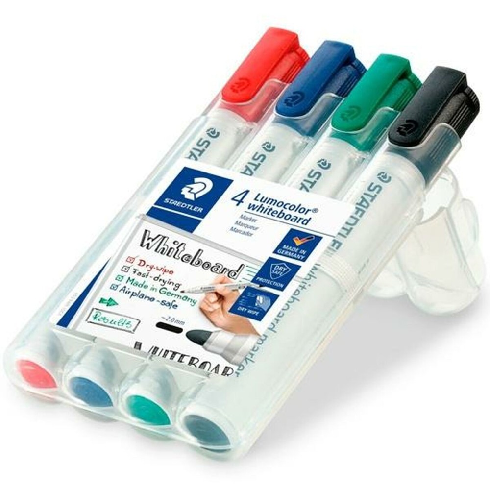 Marker-Set Staedtler Lumocolor Weißes Brett 4 Stücke Bunt (5 Stück)