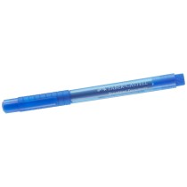 Felt-tip pens Faber-Castell Broadpen Document 1554 Blue (10 Units)