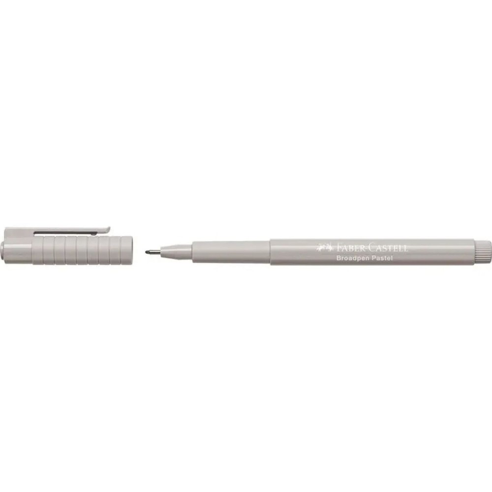 Permanent marker Faber-Castell Broadpen Pastel Grey (10 Units)
