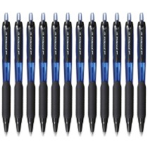 stylo à encre liquide Uni-Ball Jetstream SXN-101-07 Bleu 0,7 mm (12 Unités)
