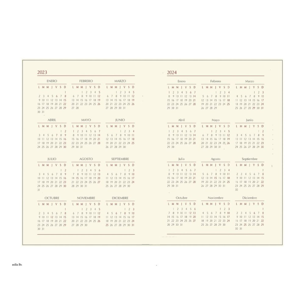 Diary DOHE SAMBA Turquoise Quarto 15 x 21 cm 2025