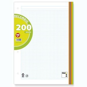 Replacement sheets Pacsa A4 200 Sheets