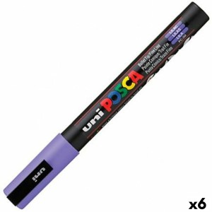 Marqueur permanent POSCA Lila 0,9-1,3 mm (6 Unités)