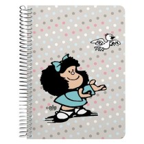 Notizbuch Mafalda Bird Bunt Viertel 80 Blatt