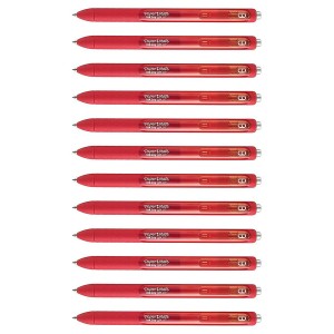 Stylo gel Paper Mate InkJoy Gel Rouge 12 Unités