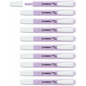 Fluorescent Marker Set Stabilo Swing Cool Violet 10 Pieces