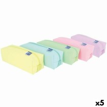 Trousse d'écolier Oxford LIVE & GO Multicouleur 22 x 8 x 7 cm (5 Unités)