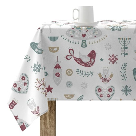 Stain-proof resined tablecloth Belum Merry Christmas 55 Multicolour 150 x 150 cm