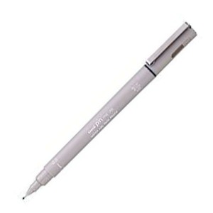 Permanent marker Uni-Ball PINBR-200(S) Dark grey 12 Pieces