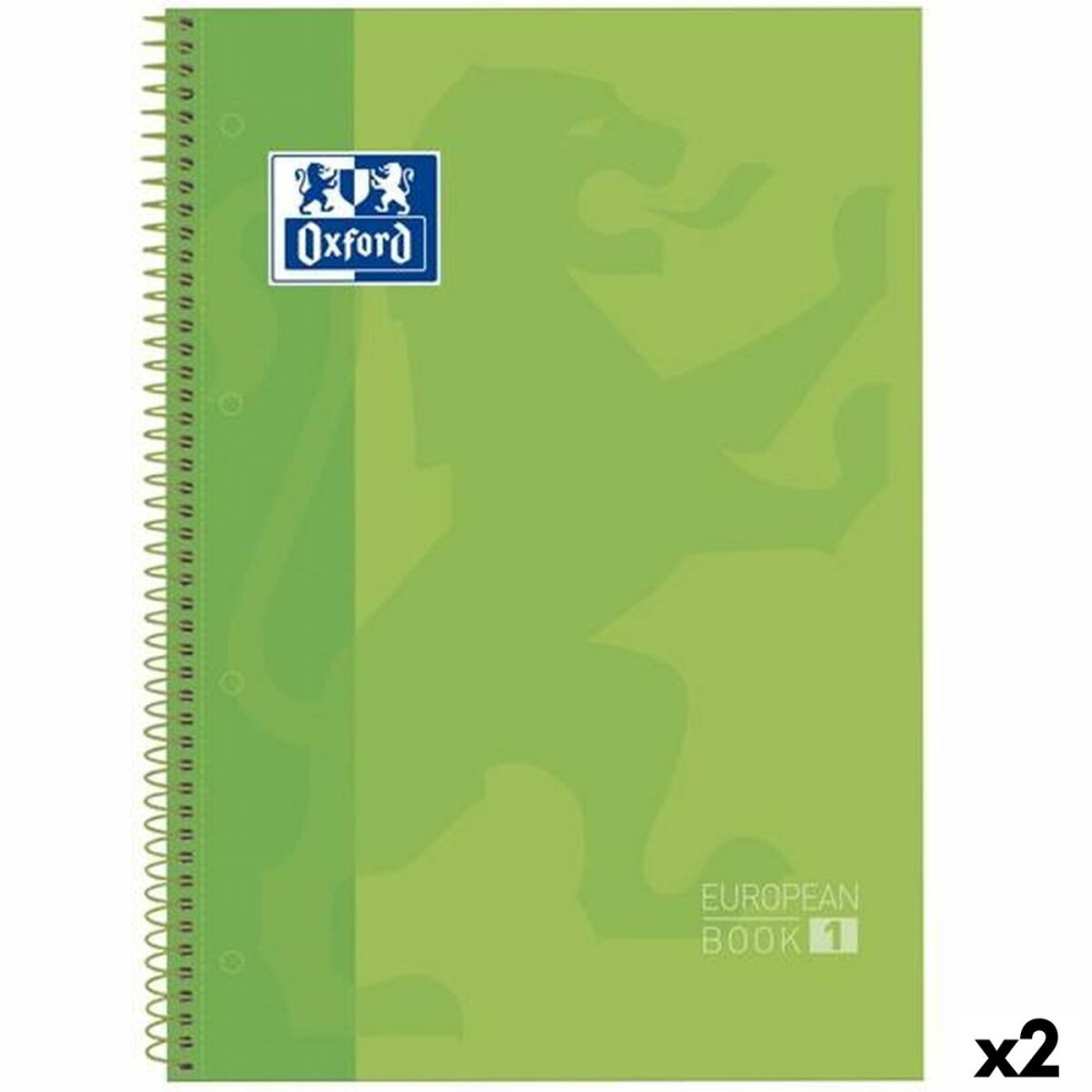 Book of Rings Oxford Classic Europeanbook 1 Write&Erase Green A4+ 80 Sheets 5 Pieces (2 Units)