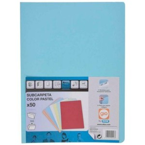 Unterordner Elba Pastellblau A4 50 Stücke (5 Stück)