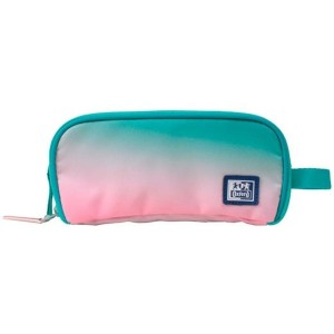 Dreifaches Mehrzweck-Etui Oxford Gradient Ocean Bunt 23 x 8,5 x 10 cm