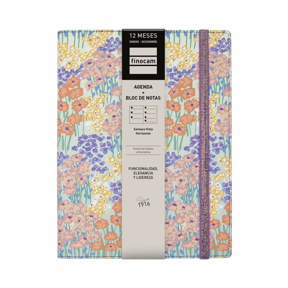 Diary Finocam Duodesign Color A5 15,5 x 21,2 cm 2025