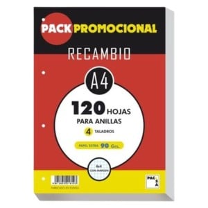 Grid sheets Pacsa A4 120 Sheets
