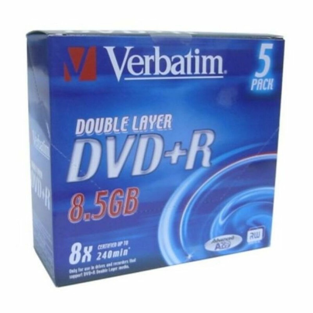 DVD-R Verbatim 8,5 GB 8x 5 pcs 5 Stück 8,5 GB 8x (5 Stück)