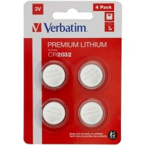 Batteries Verbatim CR2032 4 Pieces 20 Units 3V
