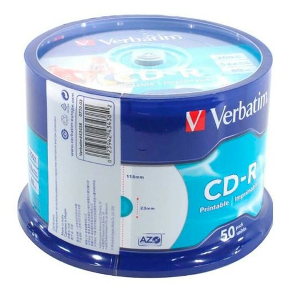 CD-R Verbatim 700 MB 52x (4 Stück)