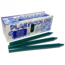 Wachstifte bunt Jovi Plasticolor Dunkelgrün (25 Stück)