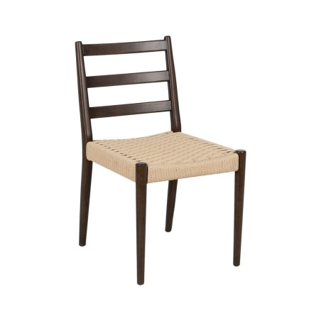 Dining Chair Brown Beige 44 x 50 x 80 cm