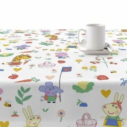 Stain-proof resined tablecloth Belum Vegetables 02 Multicolour 150 x 150 cm