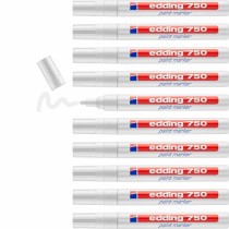 Permanent marker Edding 750 White (10 Units)
