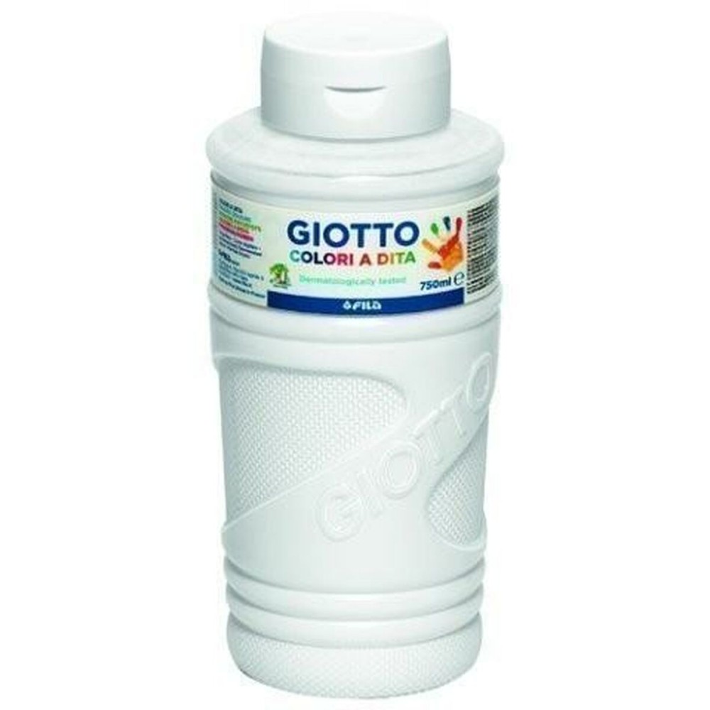 Fingerfarbe Giotto Weiß 750 ml (6 Stück)