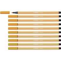 Felt-tip pens Stabilo Pen 68 Orange (10 Pieces)