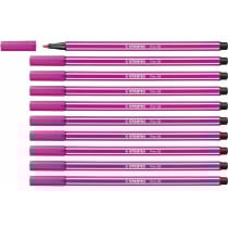 Feutres Stabilo Pen 68 Rose (10 Pièces)