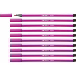 Feutres Stabilo Pen 68 Rose (10 Pièces)