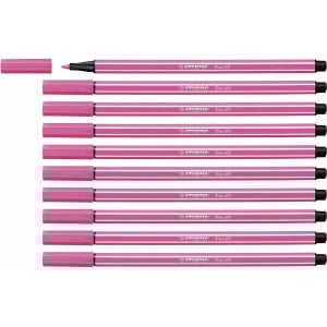 Feutres Stabilo Pen 68 Rose (10 Pièces)