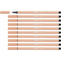 Feutres Stabilo Pen 68 Viande (10 Pièces)