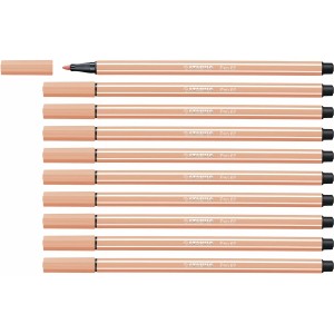 Feutres Stabilo Pen 68 Viande (10 Pièces)