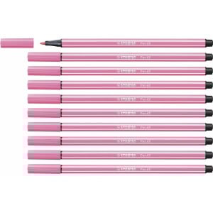 Feutres Stabilo Pen 68 Rose clair (10 Pièces)