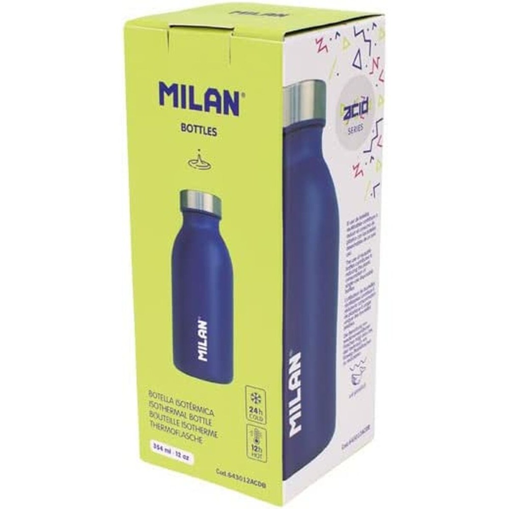 Bouteille Thermique Milan Acid Bleu Acier inoxydable 354 ml