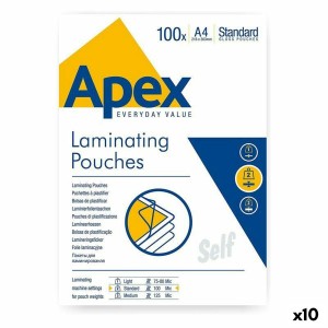 Laminierfolientaschen Fellowes 100 Stücke Durchsichtig A4 (10 Stück)