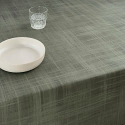 Fleckenabweisende geharzte Tischdecke Belum Liso Taupe 150 x 150 cm