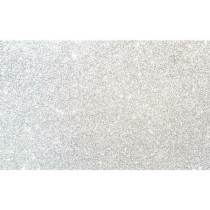 Moosgummi Fama Glitter Weiß 50 x 70 cm 10 Blatt