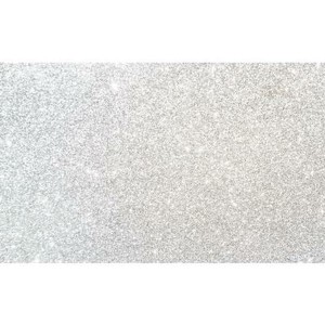 Moosgummi Fama Glitter Weiß 50 x 70 cm 10 Blatt