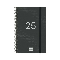 Diary Finocam YEAR Black 11,7 x 18,1 cm 2025
