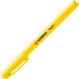 Textmarker Stabilo Flash Gelb 10 Stück