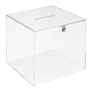Urne Archivo 2000 Durchsichtig 30 x 30 x 30 cm