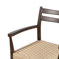 Dining Chair Brown Beige 58 x 49 x 78,5 cm