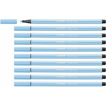Felt-tip pens Stabilo Pen 68 Fluorescent Blue (10 Pieces)